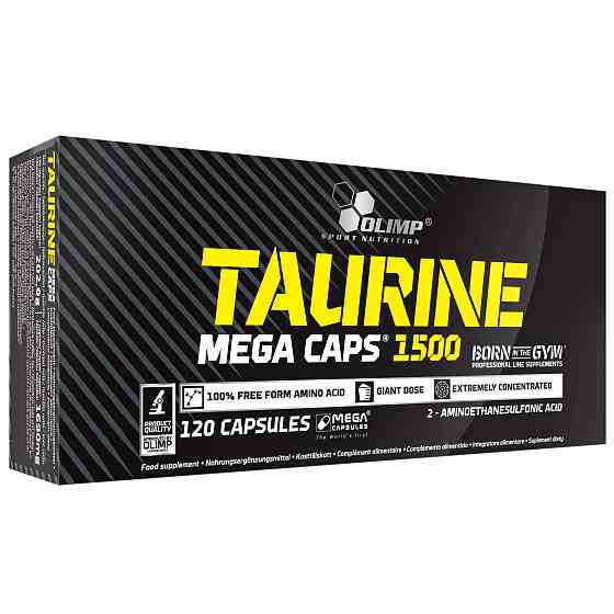 Таурин Olimp Taurine Mega caps 120 caps Луцьк