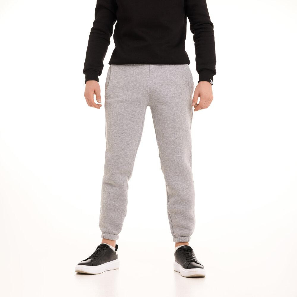 Чоловічі штани джогери з кишенями сірий меланж Pobedov 007 ЗИМА Київ - фото 3