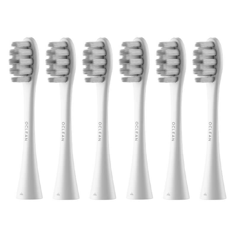 Насадка для зубної електрощітки Oclean P1S12 W06 Gum Care Brush Head White (6 шт) (6970810552263) ( white ) Харьков - изображение 1
