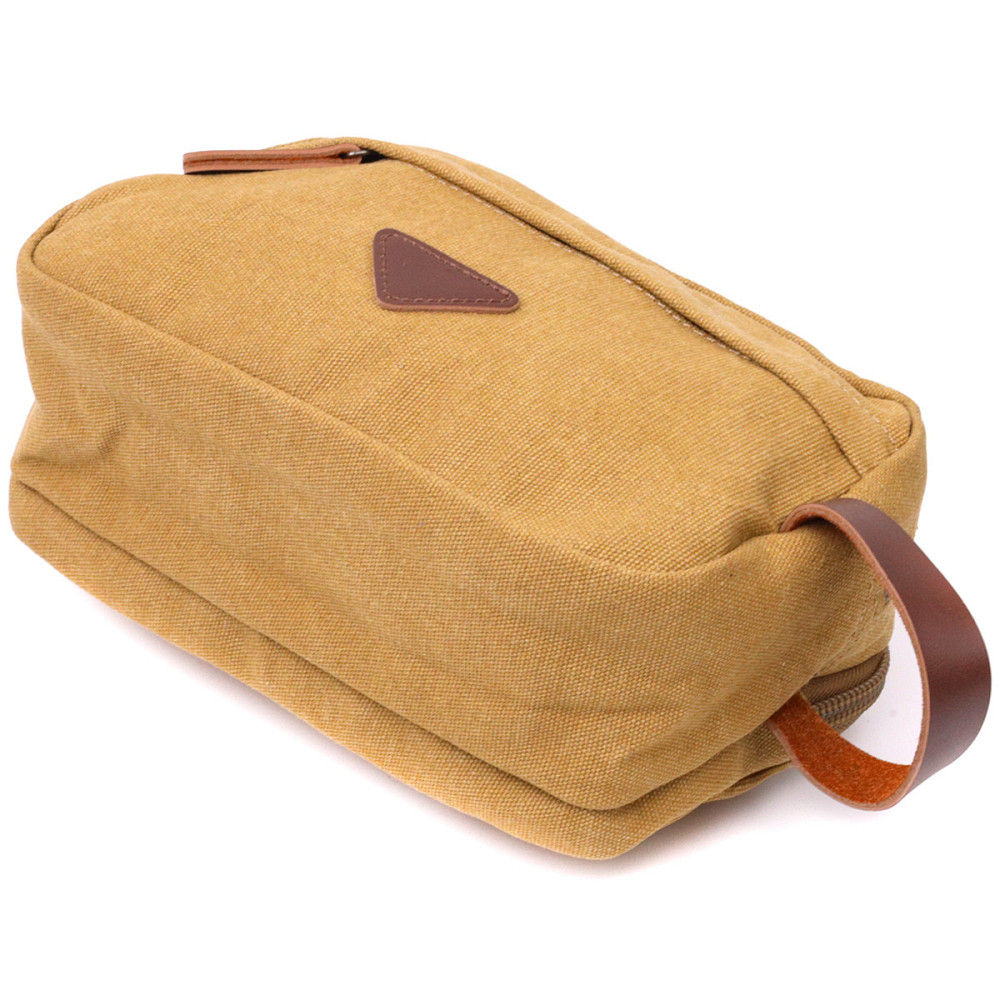 Барсетка для мужчин на два отделения из качественного текстиля Vintage 22232 Песочный Киев - изображение 6