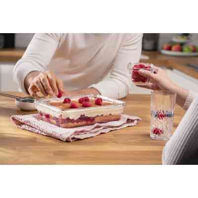 Харчовий контейнер Tefal Masterseal Glass Red 2 л (N1041110) Вінниця