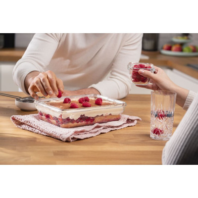 Пищевой контейнер Tefal Masterseal Glass Red 2 л (N1041110) Винница - изображение 4