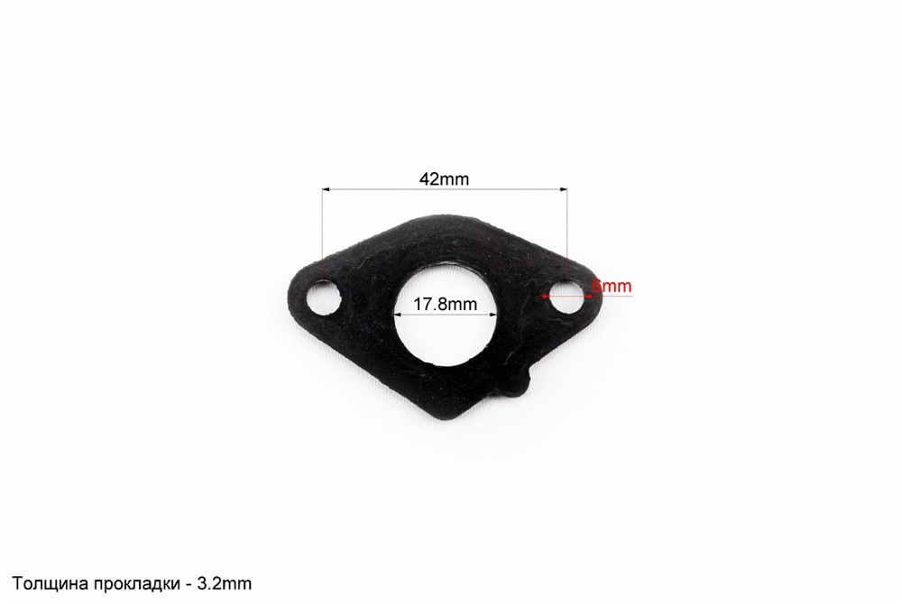 Прокладка патрубка карбюратора Honda AF18 / 27 (пластмас) d-18mm + манжет, від 10шт -12% Киев - изображение 2
