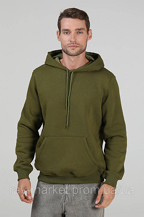 Худі базове утеплене Ray Basic чоловіче хакі (U0401M-Khaki) Київ - фото 1