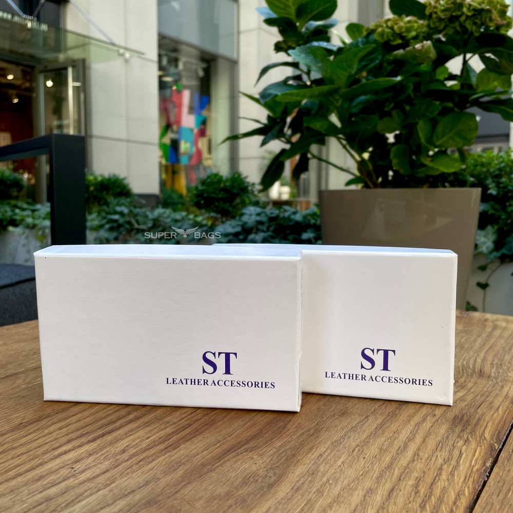 Черная ключница из натуральной кожи с отделением для денег ST Leather B416 Киев - изображение 5