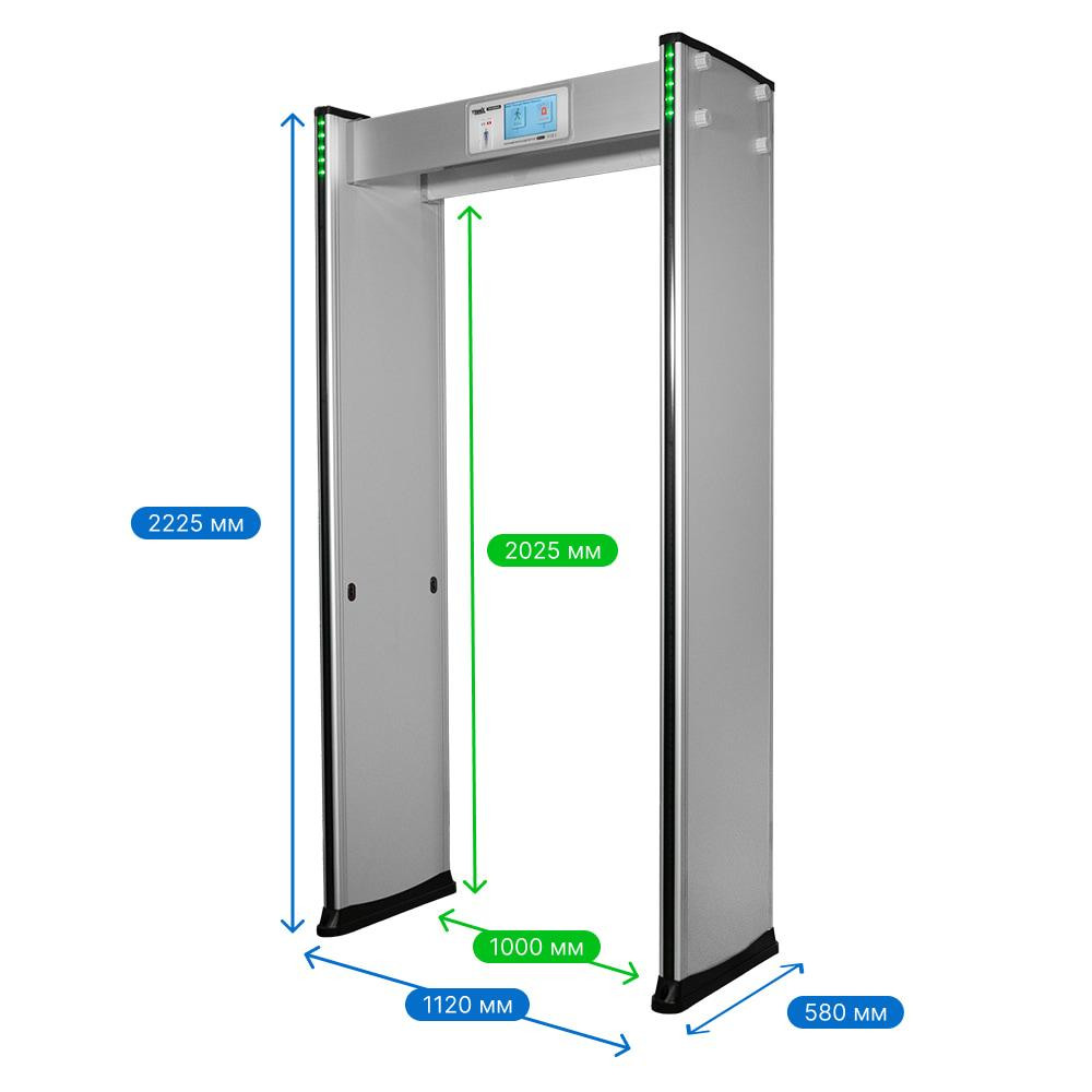 Арочний металодетектор Trinix TRX-900AMD, 18 зон детекції, ширина проходу 1м (71-00139) Київ - фото 12