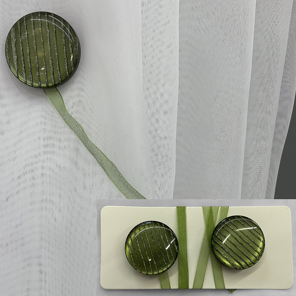 Магніти для штор і гардин Танго набір 2 шт Оливковий (81-174) Київ - фото 1