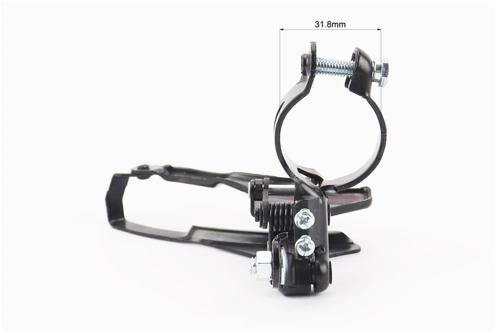 Перемикач ланцюга передній з нижньою тягою, кріпл. 31,8мм, під зірку 42Т, чорний Київ - фото 3