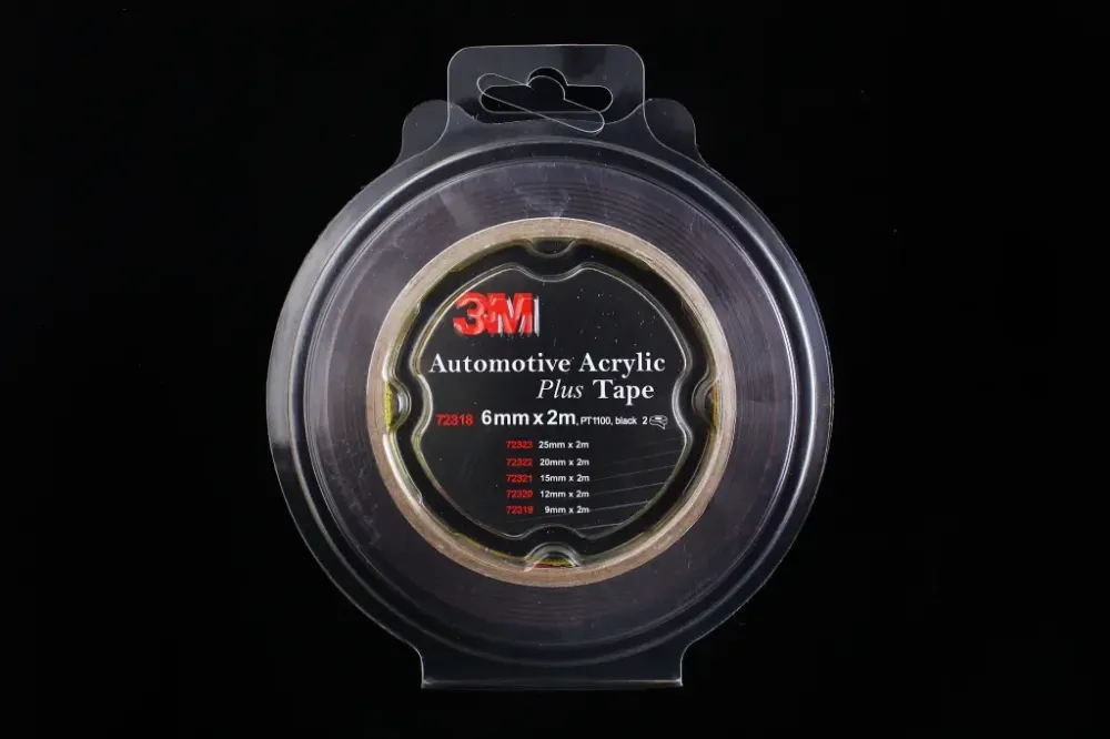 Скотч 2-сторонний черный 1.1мм 3M пеноакриловый  6мм х 2м Винница - изображение 2