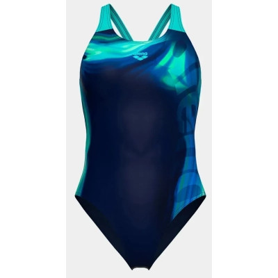 Купальник Arena Dreamhline Swimsuit V Back 008328-780 синій, бірюзовий 36 (3468337419013) Винница - изображение 6
