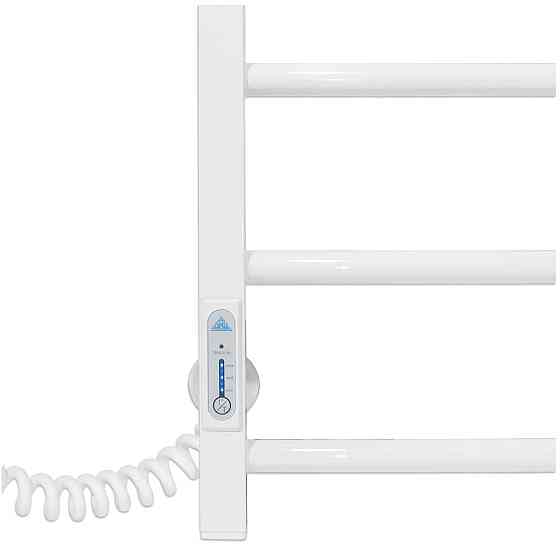 Электрический полотенцесушитель Laris Зебра Альфа ЧК10 500Х900 Э белый, левое подключение Киев