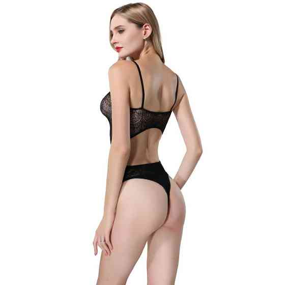 Еротичний боді жіночий мереживна сітка, сексуальна білизна, універсальний розмір зріст: 145–185 см One Size, чорний, 60112 Кам'янець-Подільський