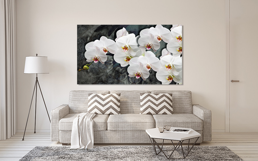 Картина холст в гостиную / спальню  Орхідея      MLP_303 80х160см Киев - изображение 2