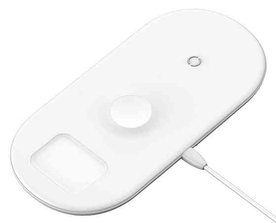 БЗП Baseus Smart 3in1 Wireless Charger For Phone+Watch+Pods White Київ