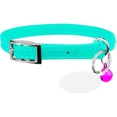 Нашийник для тварин WAUDOG GLAMOUR з резинкою і стразами для кішок (ментоловий) (325413) Вінниця