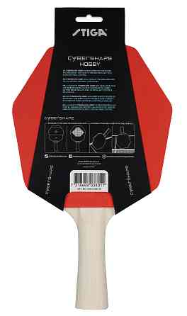 Ракетка для настільного тенісу Stiga Cybershape Hobby FL (1216-0106-35) Київ