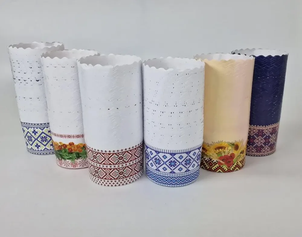 Форма для пасок d70*h85 Вишиванка 50 шт(24888232126) Харків - фото 3