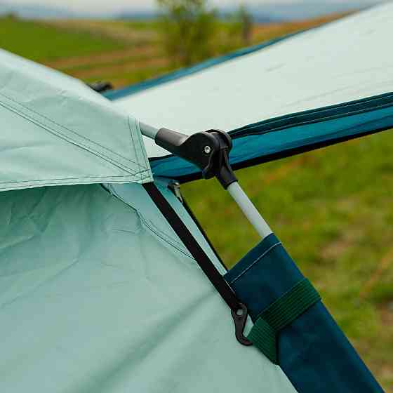 Кемпинговая палатка на 3 человека с тентом, синий цвет Киев