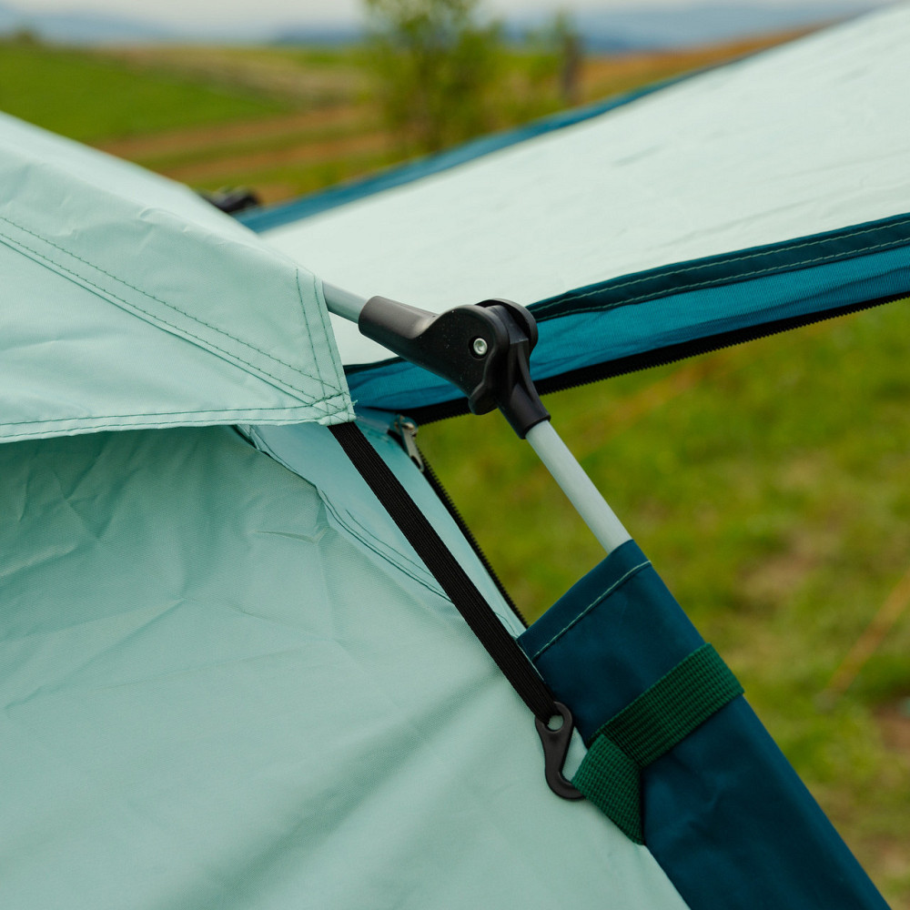 Кемпинговая палатка на 3 человека с тентом, синий цвет Киев - изображение 4