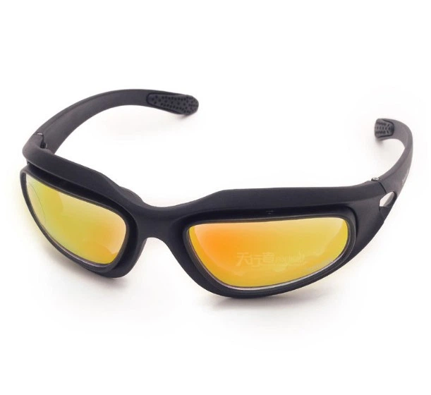 Окуляри тактичні з поляризацією Daisy C5 захист UV400 (4 змінні лінзи + чохол) Чорний Київ - фото 8