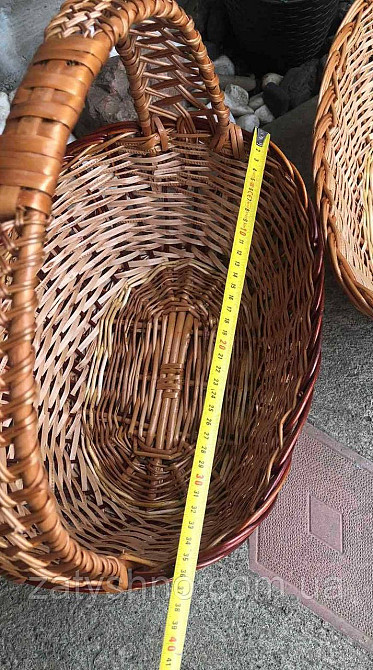 Корзина пасхальная из лозы плетеная (1 шт) Киев - изображение 2