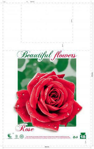 Пакети Майка п/е (29*47) Комсерв "Велика троянда" (250 шт.) Харків - фото 1