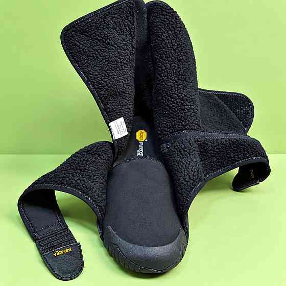Ботинки чёрные Furoshiki Vibram С мехом средней высоты, размер 40-41 Киев