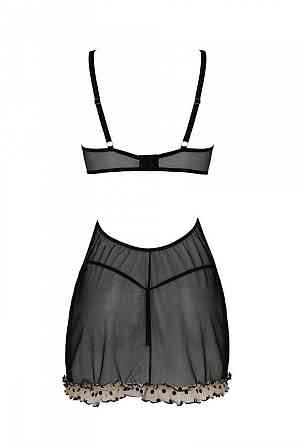 Еротичний пеньюар Passion MARINA CHEMISE, S/M, beige Sex Aura Київ