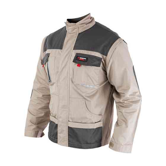 Куртка робоча 2 в 1, 100% бавовна, щільність 180 г/м², XL INTERTOOL SP-3034 Київ
