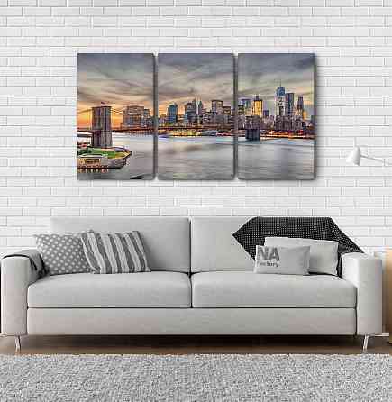 Модульная картина Город Аrt-83_3А Киев