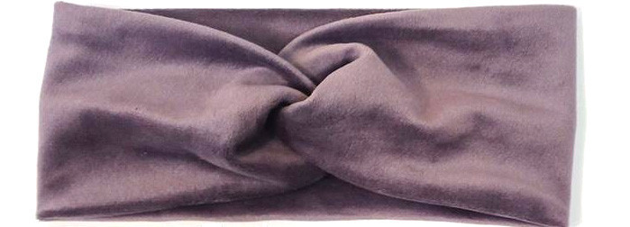 Пов'язка для волосся широка фіолетова Київ - фото 1