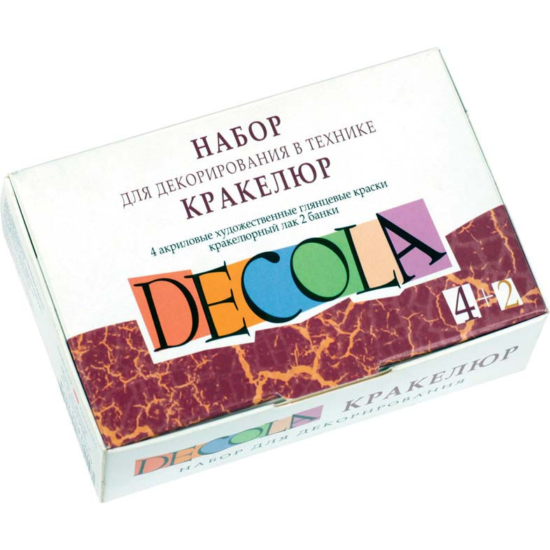 Набір фарб акрілових"Професійна" 350817 глянцевий 4кол. 20мл крак. лак 2х20мл, шт Київ - фото 1