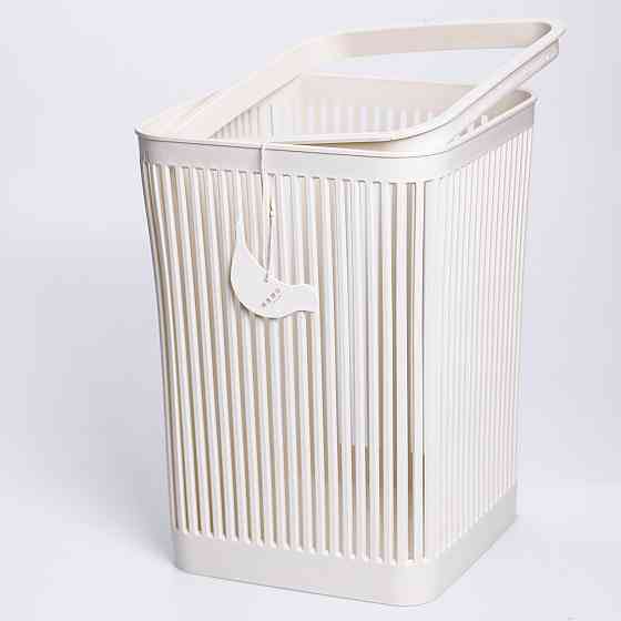 Корзина для сміття офісна бежевого кольору 8 л Київ