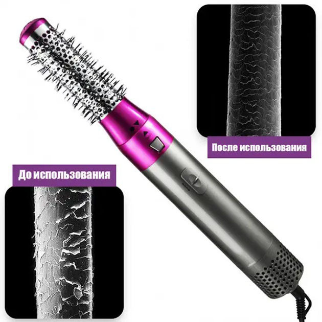 Фен для об'ємної укладки 5, Фен для сушіння волосся з насадкою Якісний волосся VL-29 Львів - фото 16