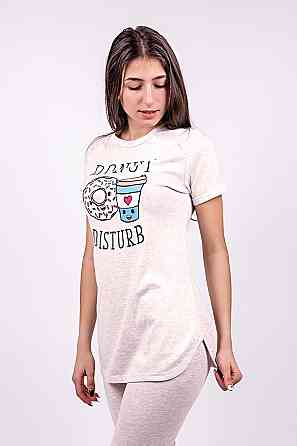 Домашній жіночий комплект (піжама), молочна Україна топ Крохатушка одяг Київ