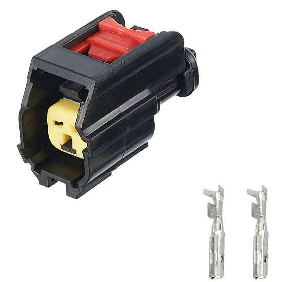 Роз'єм конектор 2-кон., Регулятор Холост, Хода (Двигатель Chrysler), Датчики, 4593849АА, Chrysler, Ford Київ