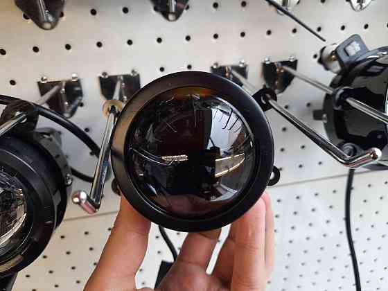 Противотуманные фары LED линза универсальная 3,5 дюйма 85мм туманка 60 ватт белая/желтая (два режима) Харьков