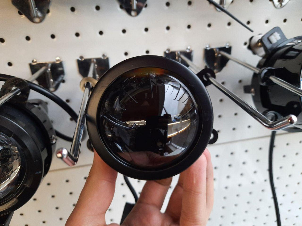 Противотуманные фары LED линза универсальная 3,5 дюйма 85мм туманка 60 ватт белая/желтая (два режима) Харьков - изображение 5