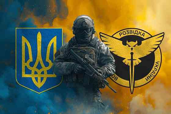 Прапор Воєнна розвідка Воїн з Гербом України 600х900 мм Запоріжжя