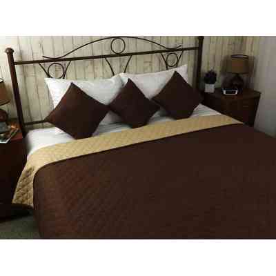 Покривало Руно Chocolate Ромб 150x212 см (360.52У_Chocolate ромб) Вінниця