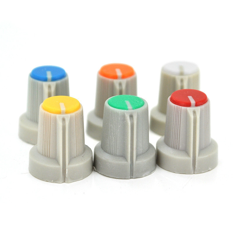 Ручка AG1 для багатооборотних прецезионных дротяних потенціометрів WH148, біла Полтава - фото 1