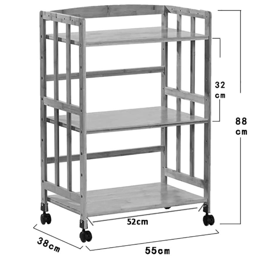 Етажерка на колесах "Талкіна 88" сієна Миколаїв - фото 2