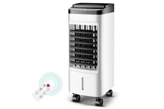 Охладитель воздуха Germatic SK-001J, (120W, сенсорные кнопки, пульт, экран, колеса, автовращение, емкость - 5,5л, 2 контейнера для льда) Коломыя