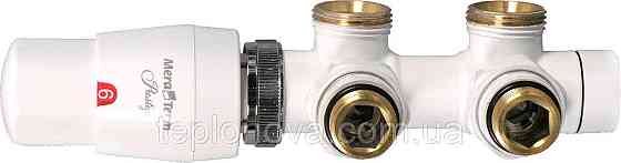 Комплект термостатический Vario Term TWINS 50 мм, угловой, правый, белый TSGS0206CFK/P Черновцы