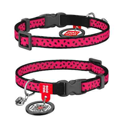 Нашийник для тварин WAUDOG Кавун з QR паспортом XS 20-30 см (5269) Вінниця