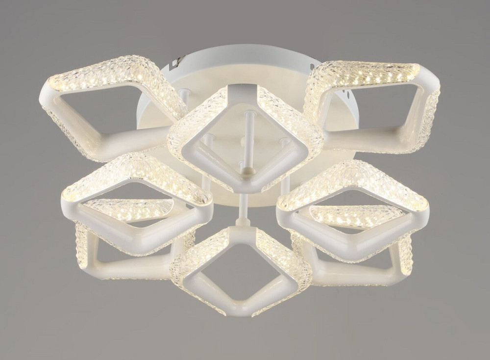 Люстра світлодіодна акрилова Sirius B YH1301/8 WT 48W Коломия - фото 1