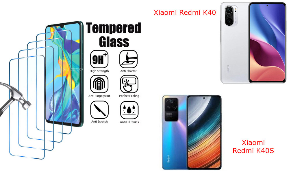 Защитное стекло ArmorGlass для Xiaomi Redmi K40, Redmi K40S – устойчивое к царапинам и ударам Киев - изображение 1
