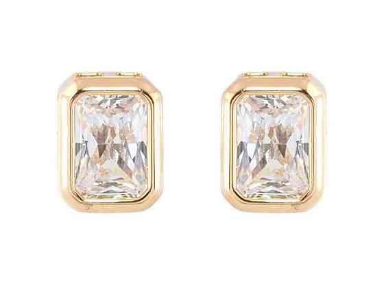 Серьги Позолота 18K пусеты «Фианиты» (221400) ТМ XUPING Киев