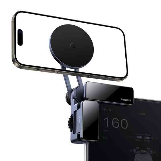 Автотримач для телефона Baseus MaxView Magnetic Car Mount for In-Vehicle Infotainment Screen Space Grey Київ