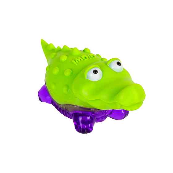 Игрушка для собак Крокодильчик с пищалкой GiGwi Suppa Puppa, резина, 9 см Киев